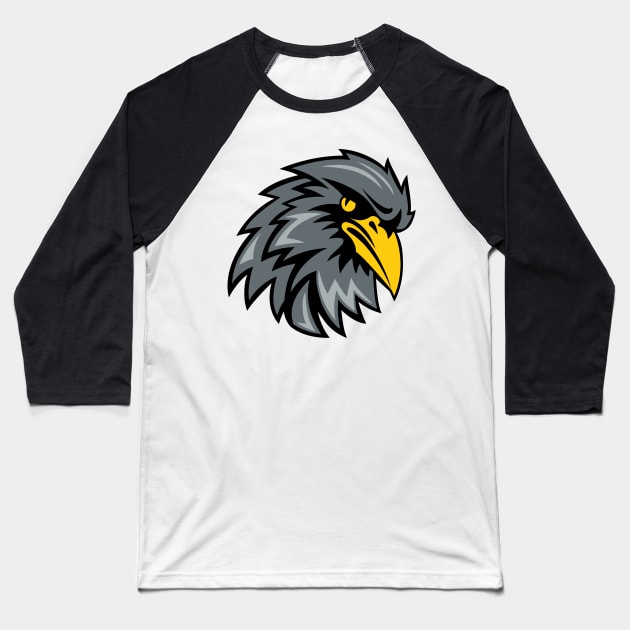 Bird Mascot Baseball T-Shirt by SWON Design